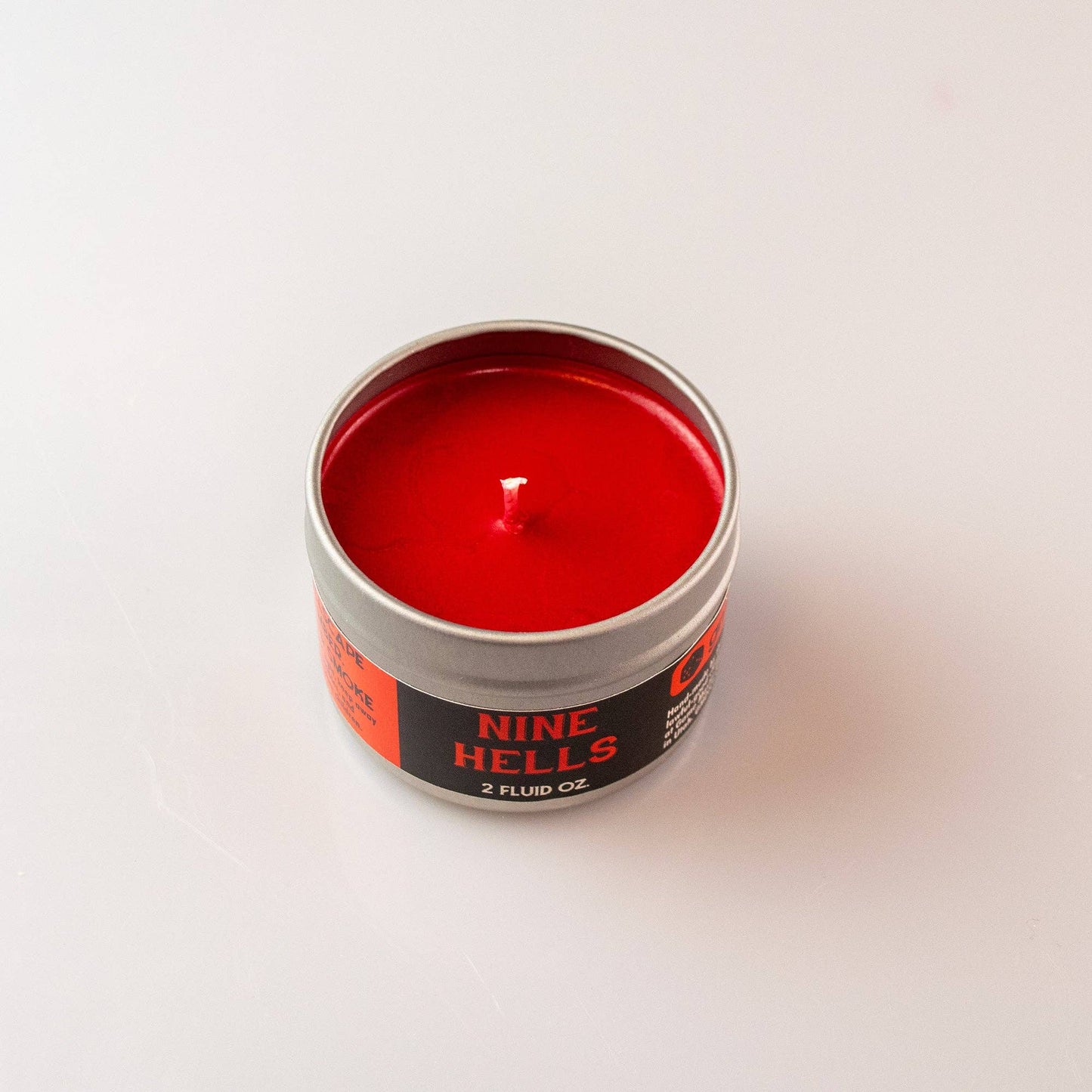 Nine Hells Gaming Candle: 8oz Tin