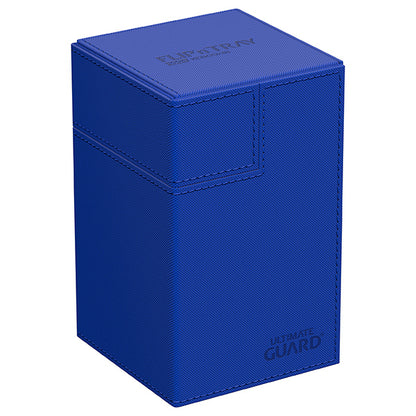 Deck Case: Twin Flip´n´Tray 100+ Standard Size Monocolor- Blue