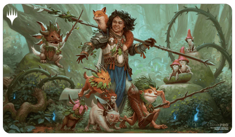 Magic the Gathering: Wilds of Eldraine Ellivere of the Wild Court Standard Gaming Playmat