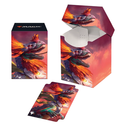 The Lost Caverns of Ixalan Pantlaza, Sun-Favored 100+ Deck Box