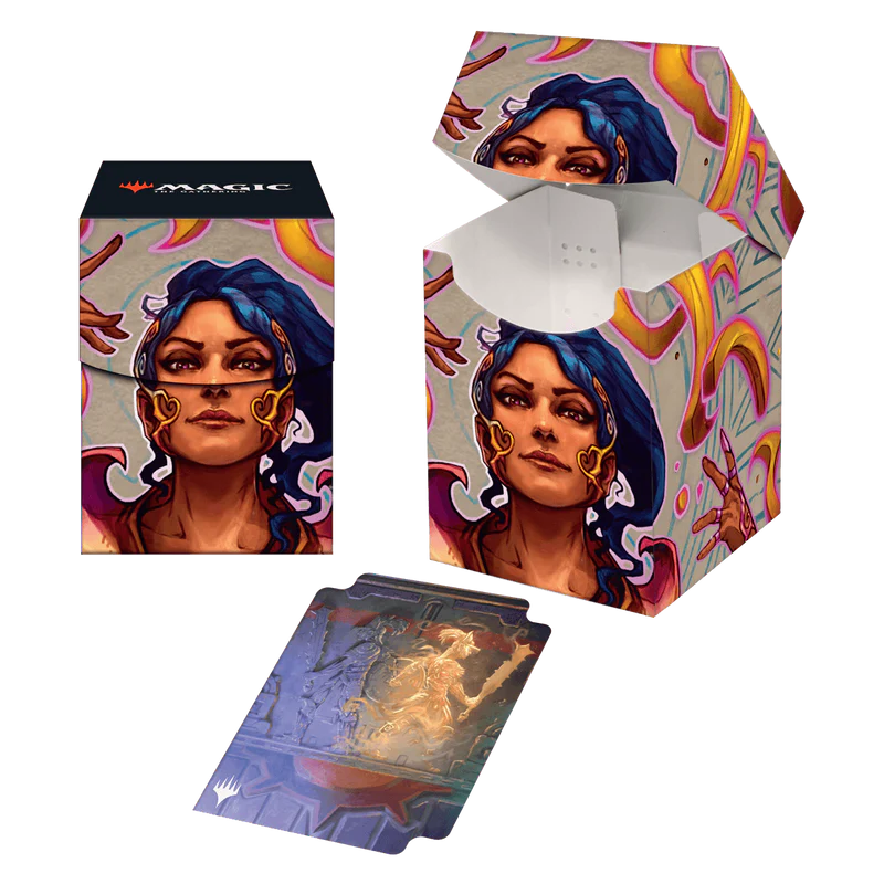 The Lost Caverns of Ixalan Saheeli, the Sun’s Brilliance 100+ Deck Box® for Magic: The Gathering