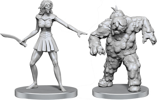 Pathfinder Battles Deep Cuts Unpainted Miniatures: W26 Mudwretch & Buso