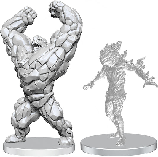 Pathfinder Battles Deep Cuts Unpainted Miniatures: Living Landslide & Living Wildfire