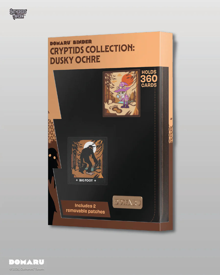 Dusky Ochre - DOMARU Deco Patch Binder Cryptids Collection (9 Pocket)