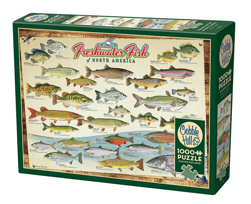 Freshwater Fish of North America | 1000 Piece Puzzle