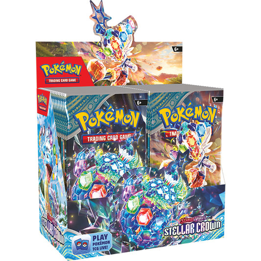 Pokemon TCG: Scarlet & Violet 07 Stellar Crown- Booster Box (36 Packs)