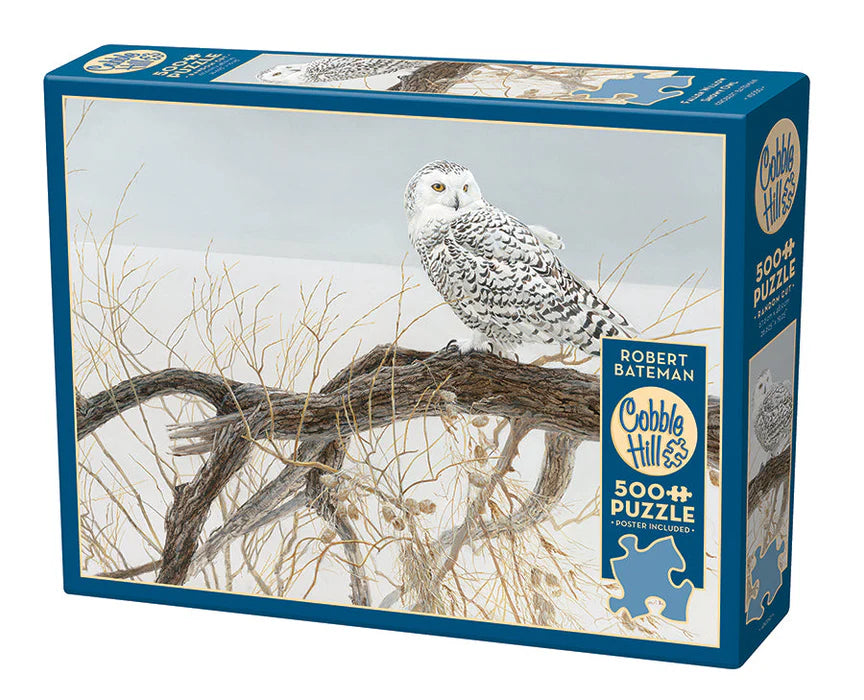 Fallen Willow - Snowy Owl | 500 Piece Puzzle