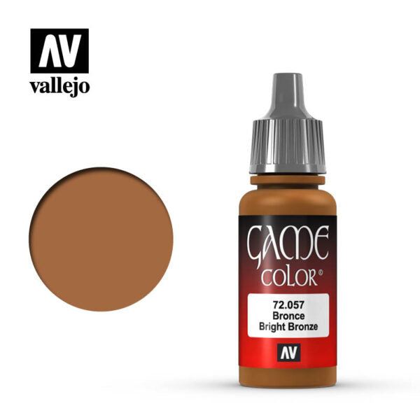 Vallejo Game Color: Metal - Bright Bronze 18 ml.