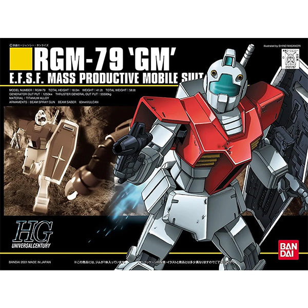 Gundam Model Kit: HGUC Mobile Suit Gundam- 1/144 #20 RGM-79