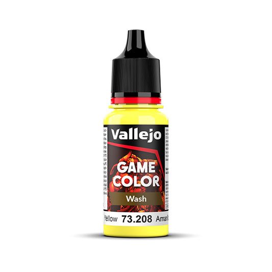 Vallejo Game Color: Wash - Yellow 18 ml.