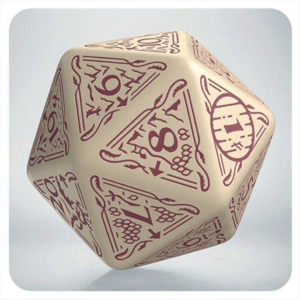 Jumbo D20 Spindown: Hobbit TCG Dice- Terra