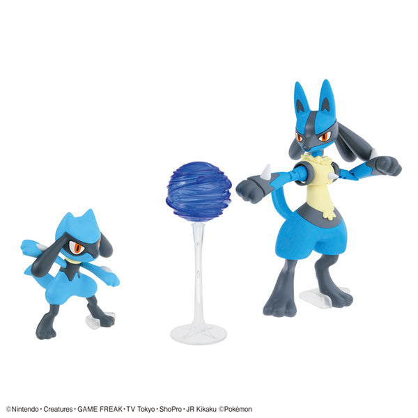Pokémon Model Kit: Riolu & Lucario