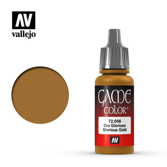 Vallejo Game Color: Metal - Glorious Gold 18 ml.