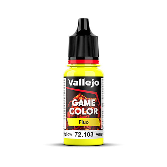 Vallejo Game Color: Fluorescent Yellow 18 ml.