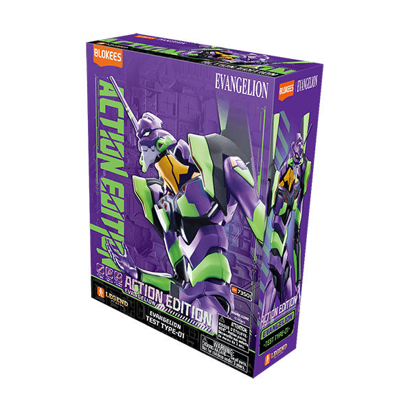 Evangelion Blokees: 6.7-inch Legend Edition Model Kit- LE01 Test Type-01