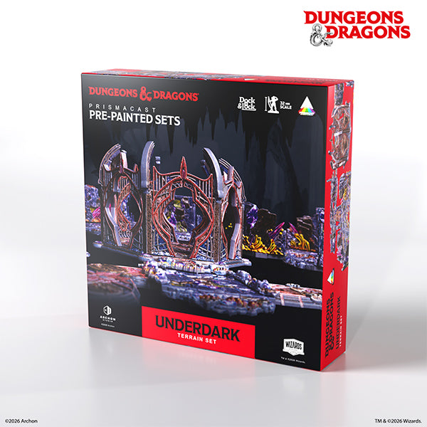 Dungeons & Dragons: Underdark Terrain Set, Pre-painted