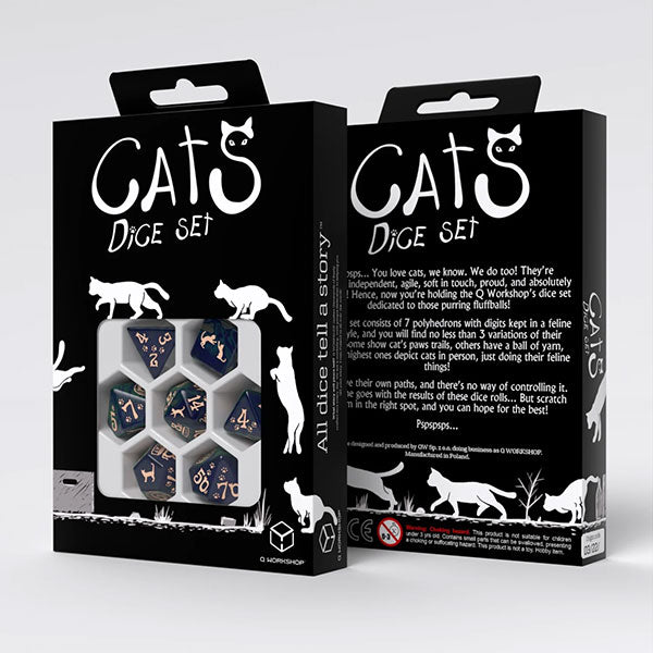 Cats Dice: Mittens - 7-Die Set
