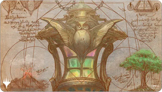 MTG: Play Mat- Brothers War Schematic Chromatic Lantern