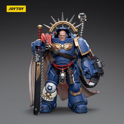 OYTOY JT7745 40K 1/18 Action Figure Toy, Ultramarines Captain in Gravis Armour, 4-inch Model Set
