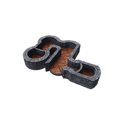 Warlock Tiles: Dungeon Tiles- 1 in. Angles & Curves Expansion