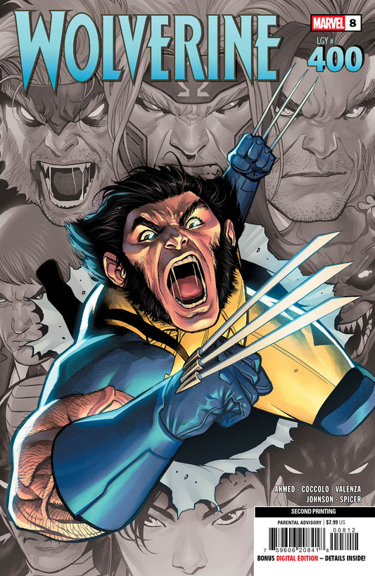 Wolverine #8 Martin Coccolo 2nd Print Variant