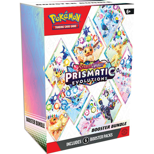 Pokemon TCG: Scarlet & Violet Prismatic Evolutions- Booster Bundle (Pre-Order) (Local Pick Up ONLY)