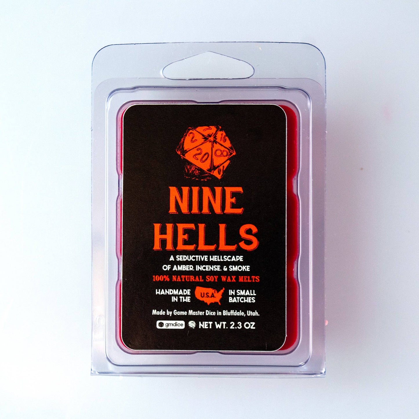 Nine Hells Gaming Candle: 8oz Tin