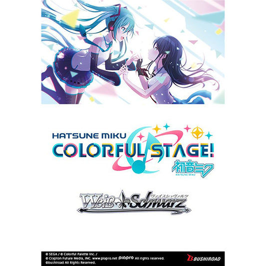 Weiss Schwarz: HATSUNE MIKU COLORFUL STAGE! Booster Display