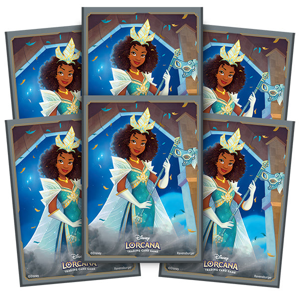 Lorcana Card Sleeves: Shimmering Skies- Tiana (65ct)