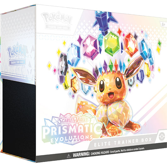 Pokemon TCG: Scarlet & Violet Prismatic Evolutions- Elite Trainer Box (Pre-Order) (Local Pick Up ONLY)