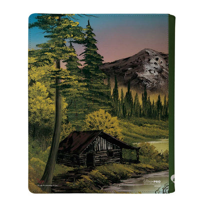 Binder: PRO 9-Pocket Zippered- Bob Ross Mountain Retreat