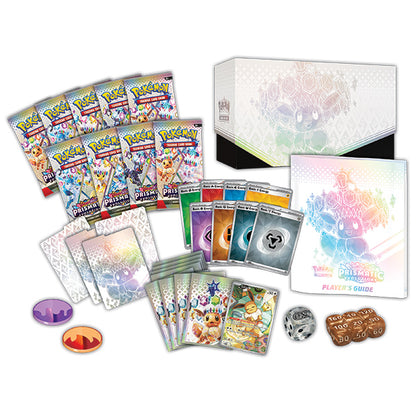 Pokemon TCG: Scarlet & Violet Prismatic Evolutions- Elite Trainer Box (Pre-Order) (Local Pick Up ONLY)