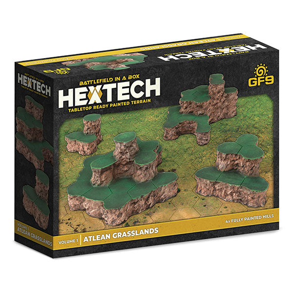 Battlefield in a Box: Hextech Terrain - Atlean Grasslands Volume 1