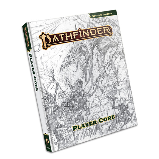 Pathfinder RPG, 2e: Player Core Remastered Sketch Cover