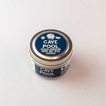 Cave Pool Gaming Candle: 8oz Tin