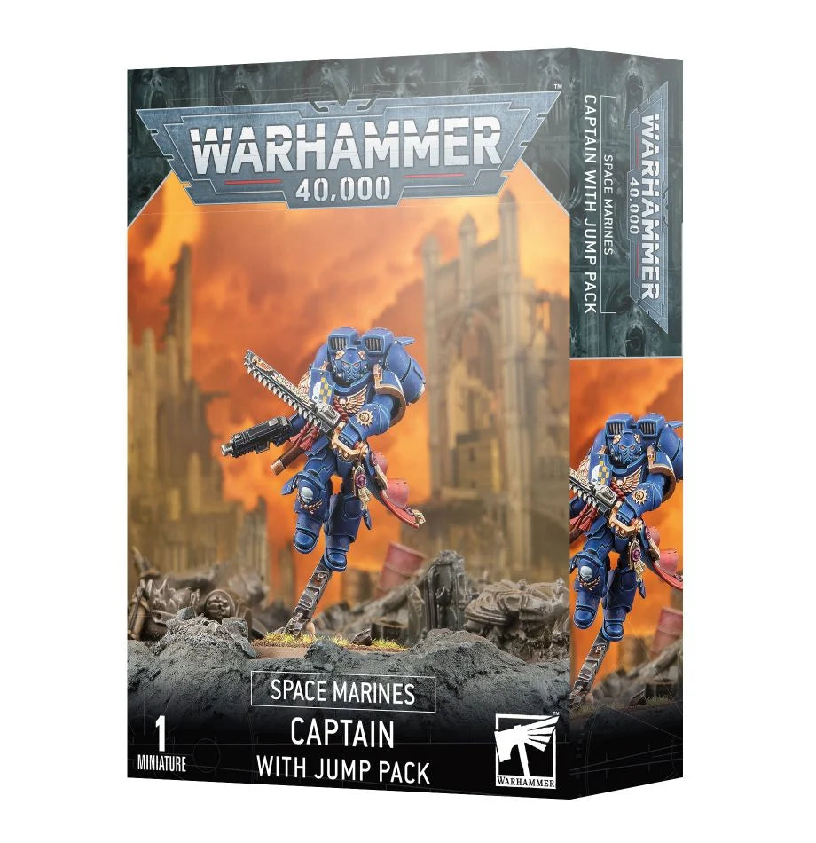 Warhammer 40,000: Space Marines Captain with Jump Pack