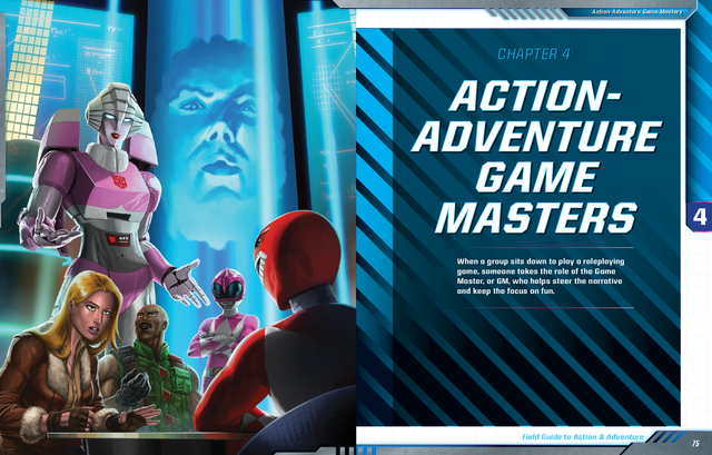 Essence 20 Roleplaying System Field Guide to Action and Adventure Crossover Sourcebook Power Rangers G.I. JOE Transformers