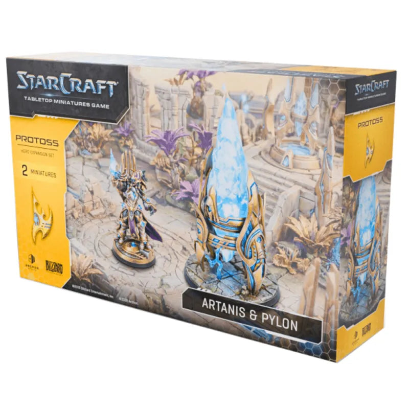 Starcraft: The Miniatures Game- Protoss: Artanis & Pylon