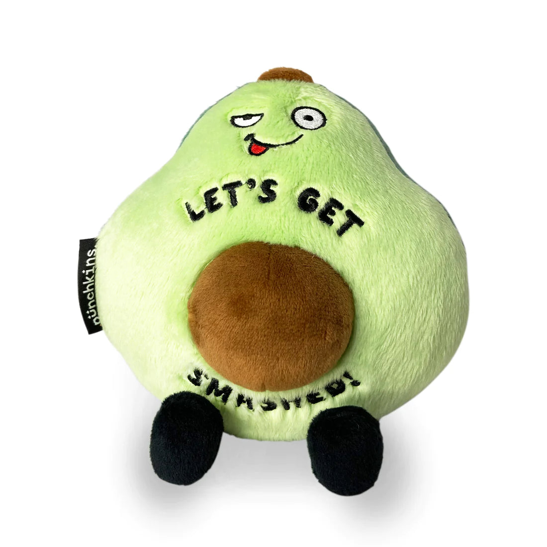 "Let's Get Smashed" Plush Avocado