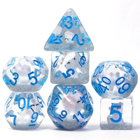 Foam Brain Games: Arctic Fox RPG Dice Set