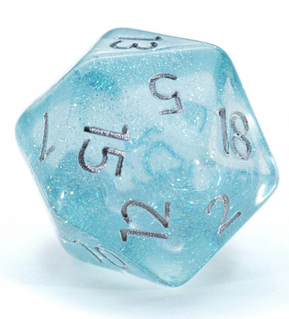 “Azure Skies” Holographic Dice