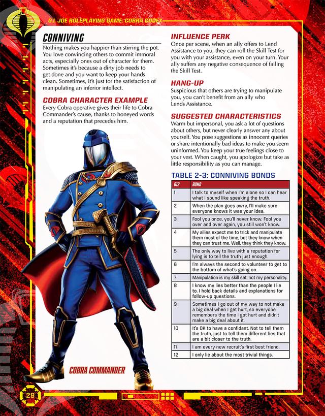 G.I. JOE Roleplaying Game Cobra Codex Sourcebook