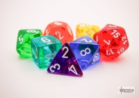 Prism Translucent GM and Beginner Player Polyhedral 7-Die Set