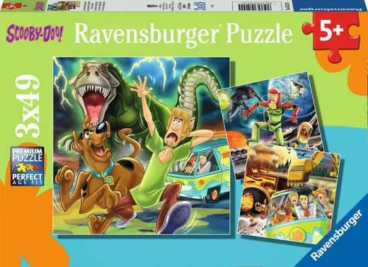 Children’s Jigsaw Puzzle Scooby Doo: 3 Night Fright - 3x49 Pieces Puzzle