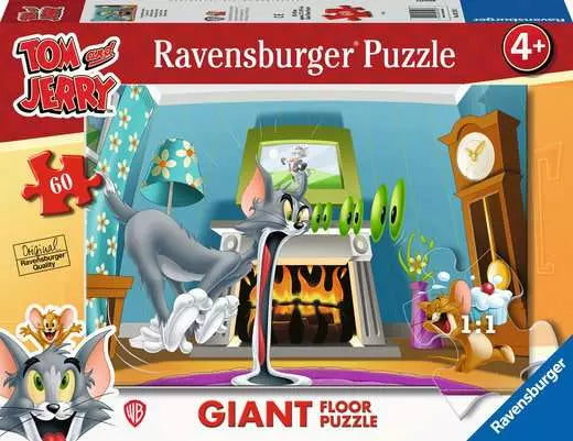 Children’s Jigsaw Puzzle Tom & Jerry Giant Floor - 60 Pieces Puzzle