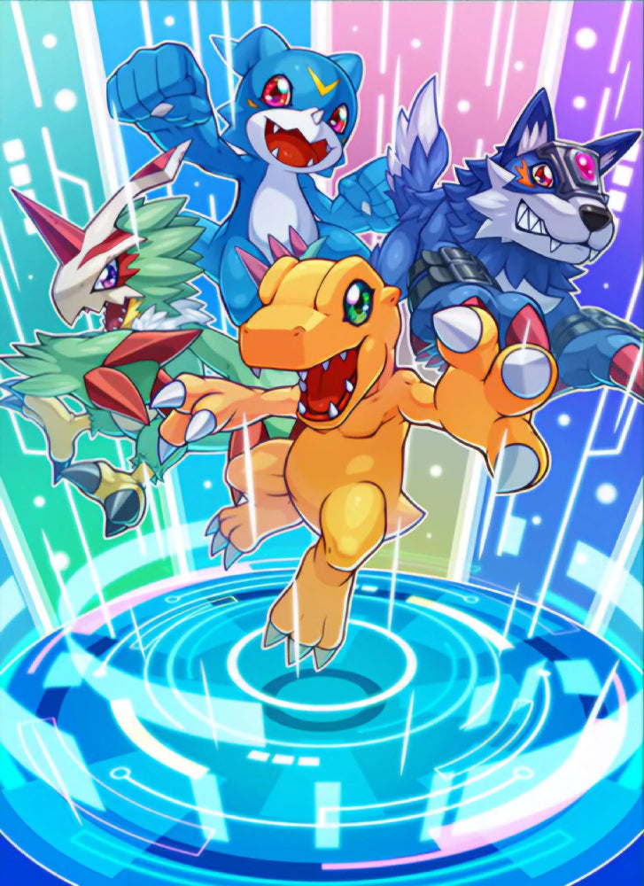 Digimon TCG Sleeves: Signs of Digivolution