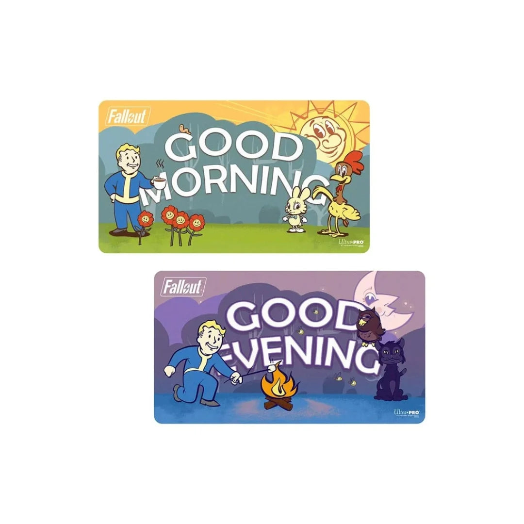 Fallout - Vault Boy - Double Sided Playmat - Good Morning/Evening