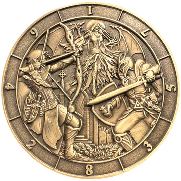 Dice Coin: d8 Battle Scene