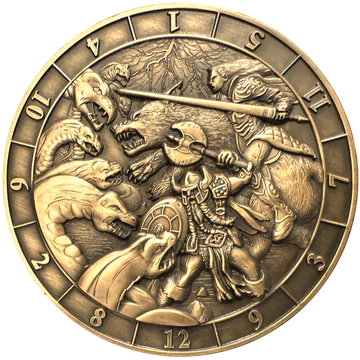 Dice Coin: d12 Battle Scene