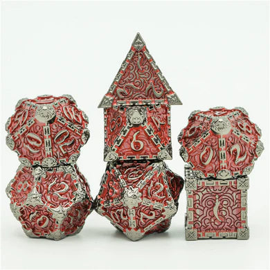 Copy of Dagger of Venom: Nightmetal and Garnet RPG Metal Dice Set